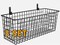 Set of 3 Wire Organizer Display Wall Mounted Hanging Baskets Storage Bins